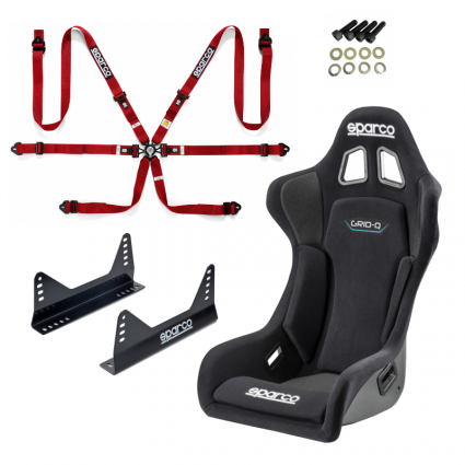 Sparco Grid Q Seat & Harness Package